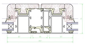 Assieme centrale mm.71×157 – profilo di RIPORTO