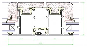 Assieme centrale mm.71×138 – profilo TZ